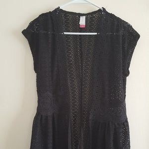 Short sleeve cardigan